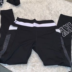 Pink workout leggings